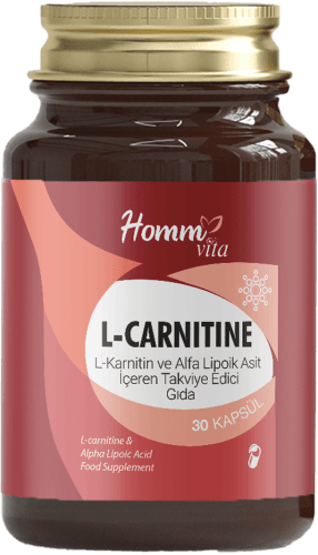 HOMM VITA L-KARNİTİN VE ALFA LİPOİK İÇEREN TAKVİYE EDİCİ GIDA 30 KAPSÜL