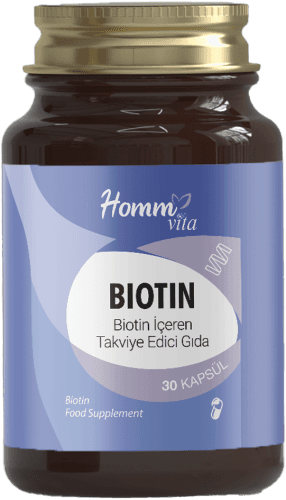 HOMM VITA BİOTİN İÇEREN TAKVİYE EDİCİ GIDA 30 KAPSÜL