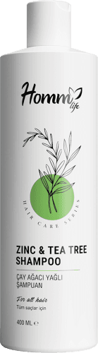 HOMM LIFE ÇİNKO & ÇAY AĞACI ŞAMPUAN 400 ML