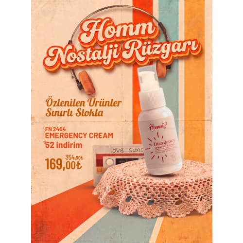 HOMM LIFE EMERGENCY CREAM 50 ML