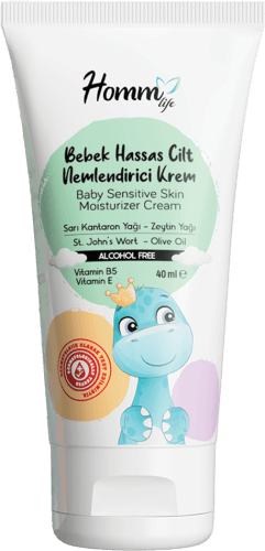 HOMM LIFE BEBEK HASSAS CİLT NEMLENDİRİCİ KREM 40 ML