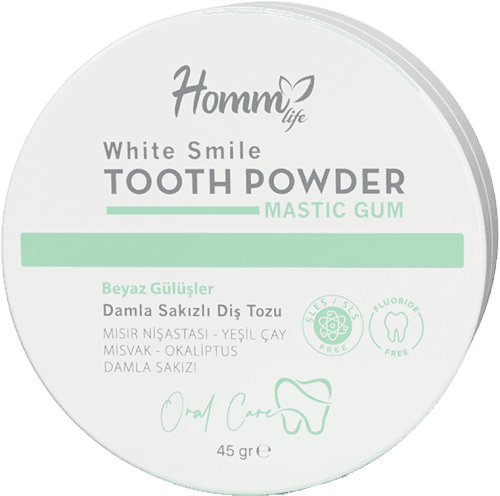 HOMM LIFE DAMLA SAKIZLI DİŞ TOZU 45GR