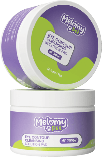 MELOMY PET GÖZ ÇEVRESİ TEMİZLEME SOLÜSYONU 40 ADET + 25 ML