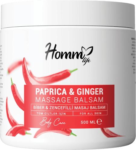 HOMM LIFE BİBER & ZENCEFİLLİ MASAJ BALSAM 500 ML