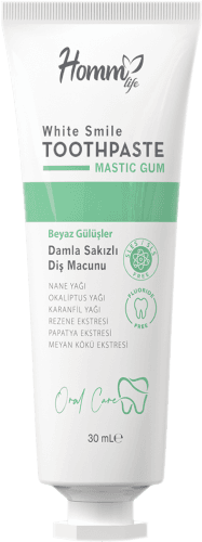 HOMM LIFE DAMLA SAKIZLI DİŞ MACUNU 30ML
