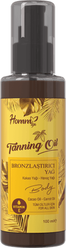 HOMM LIFE E VİTAMİNLİ BRONZLAŞTIRICI YAĞ 100 ML