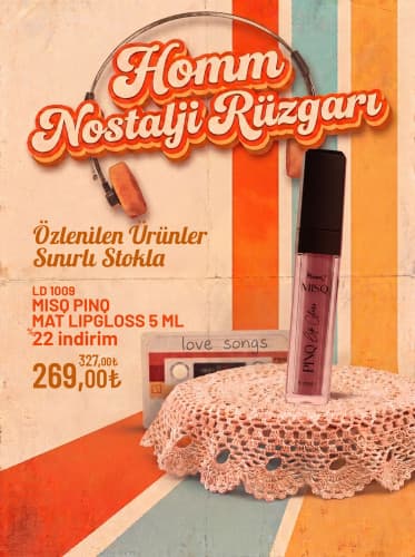 HOMM LIFE MISQ PINQ MAT LIPGLOSS 5 ML