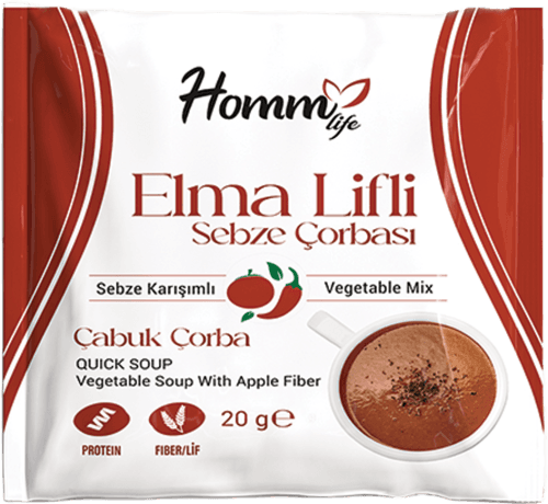 HOMM LIFE ELMA LİFLİ SEBZE ÇORBASI TEKLİ 20 GR