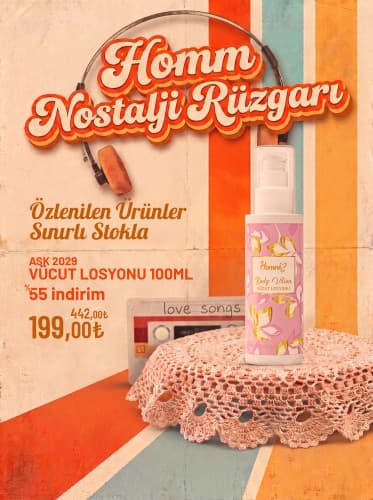 HOMM LIFE VÜCUT LOSYONU 100ML