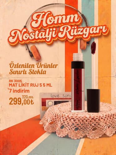 HOMM LIFE MAT LİKİT RUJ 5 5 ML