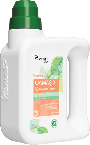 HOMM CLEAN KONS. ÇAMAŞIR YUMUŞATICISI PORTAKAL ÇİÇEĞİ KOKULU 1000 ML