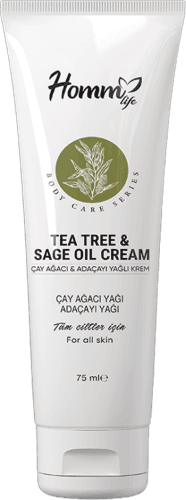 HOMM LIFE ÇAY AĞACI & ADAÇAYI YAĞLI KREM 75 ML