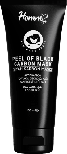 HOMM LIFE SİYAH KARBON MASKE 100 ML