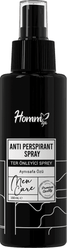 HOMM LIFE MEN CARE TER ÖNLEYİCİ SPREY 150 ML