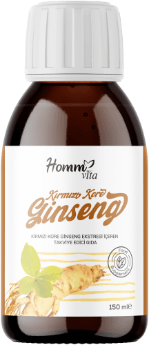 HOMM VITA KIRMIZI KORE GİNSENG TAKVİYE EDİCİ GIDA 150ml